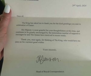 Uczniowie otrzymali list z Pałacu Buckingham