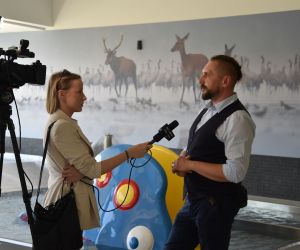 Burmistrz rozmawiał z dziennikarzami