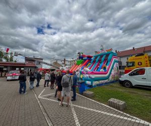 Uroczyste poświęcenie pojazdu pożarniczego oraz przyczepki z pompą wysokiej wydajności