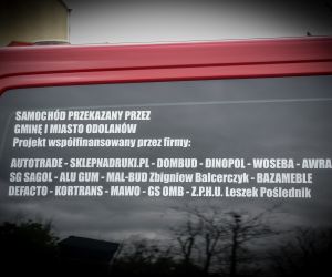 Uroczyste poświęcenie pojazdu pożarniczego oraz przyczepki z pompą wysokiej wydajności