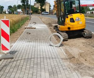 Nowy chodnik na ul. Kaliskiej