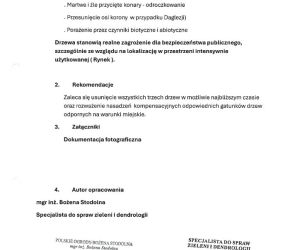 Ekspertyza Dendrologiczna