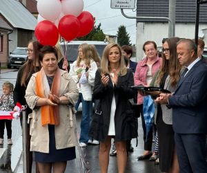 Otwarcie ul. Leśnej w Raczycach