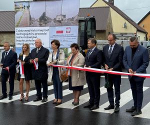 Otwarcie ul. Leśnej w Raczycach