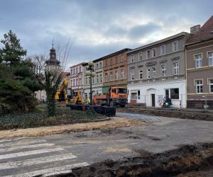 Trwa remont Rynku w Odolanowie