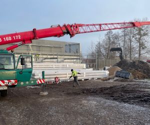 Duże postępy prac przy budowie Sali Gimnastycznej w Garkach