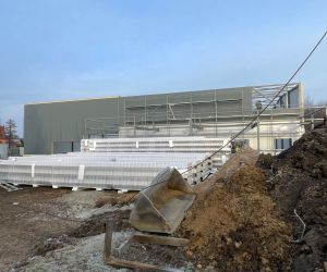 Duże postępy prac przy budowie Sali Gimnastycznej w Garkach