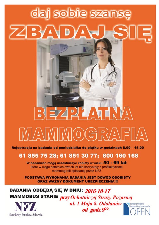 Plakat mammografia