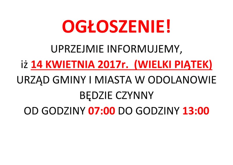 Ogłoszenie