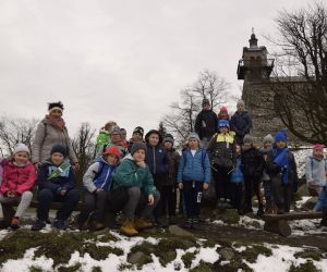 Wycieczka uczniów ze szkoły w Raczycach