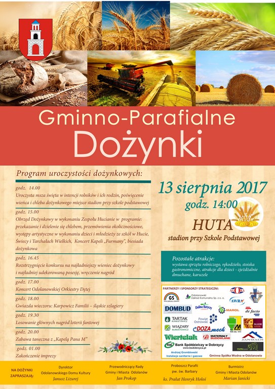 Plakat Dożynki 2017