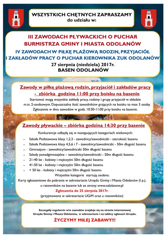 Plakat zawody