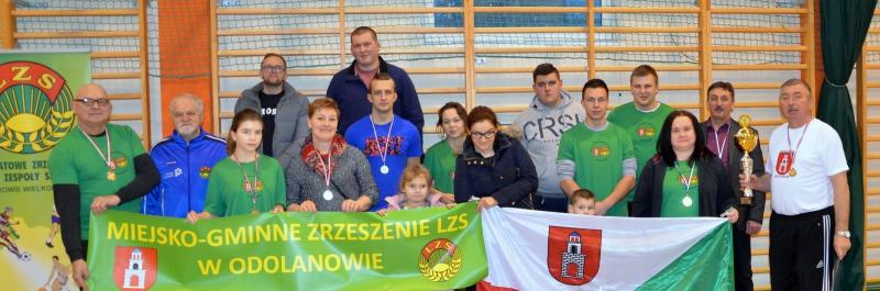 Gmina Odolanów druga podczas XX Zimowej Powiatowej Spartakiady LZS Mieszkańców Miast i Wsi
