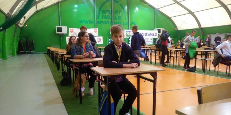 Wojtek Gózdź w finale krajowym Ogólnopolskiego Turnieju Wiedzy Pożarniczej