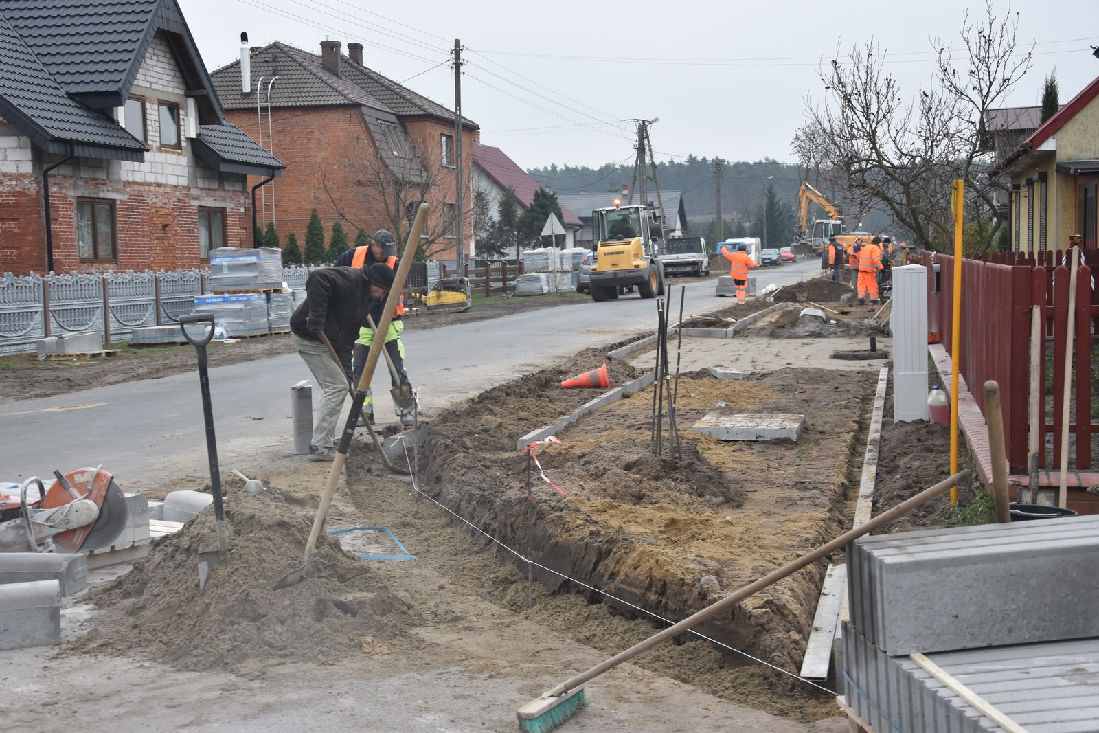 Prace związane z budową ścieżki Kaczory-Gliśnica trwają w najlepsze!