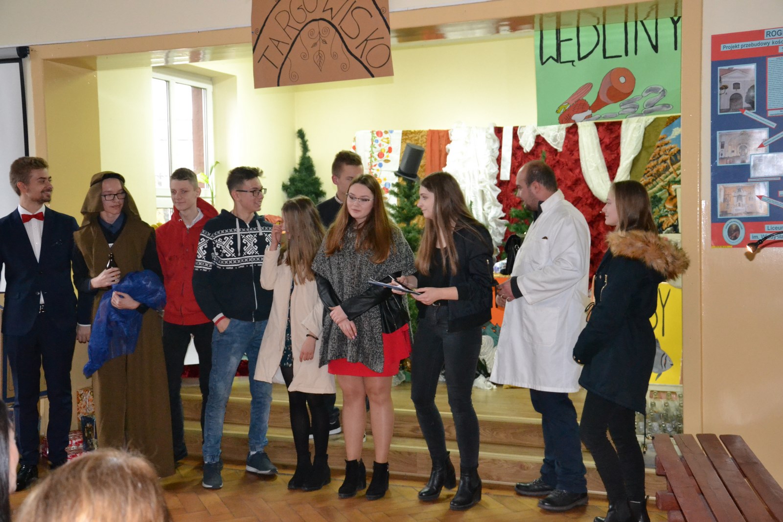 Wigilie klasowe i jasełka 2018 w szkole branżowej i liceum