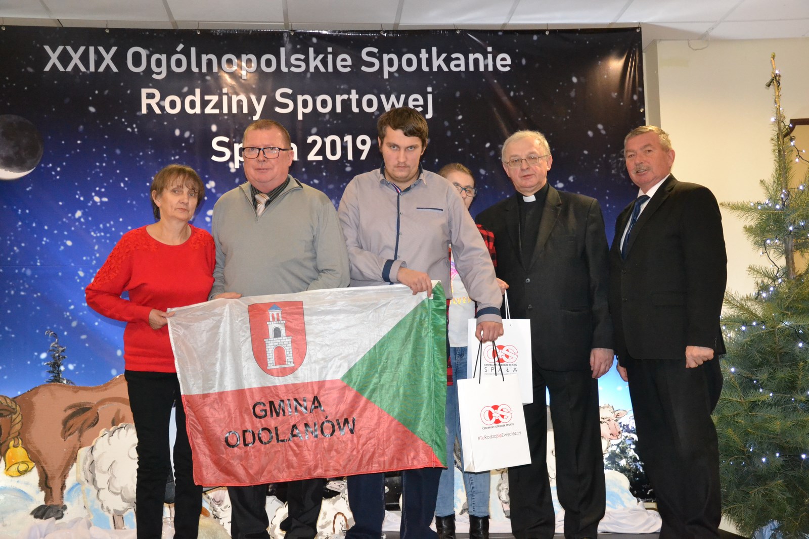 Mieszkańcy Gminy na Ogólnopolskim Opłatkowym Spotkaniu Rodzin Sportowych
