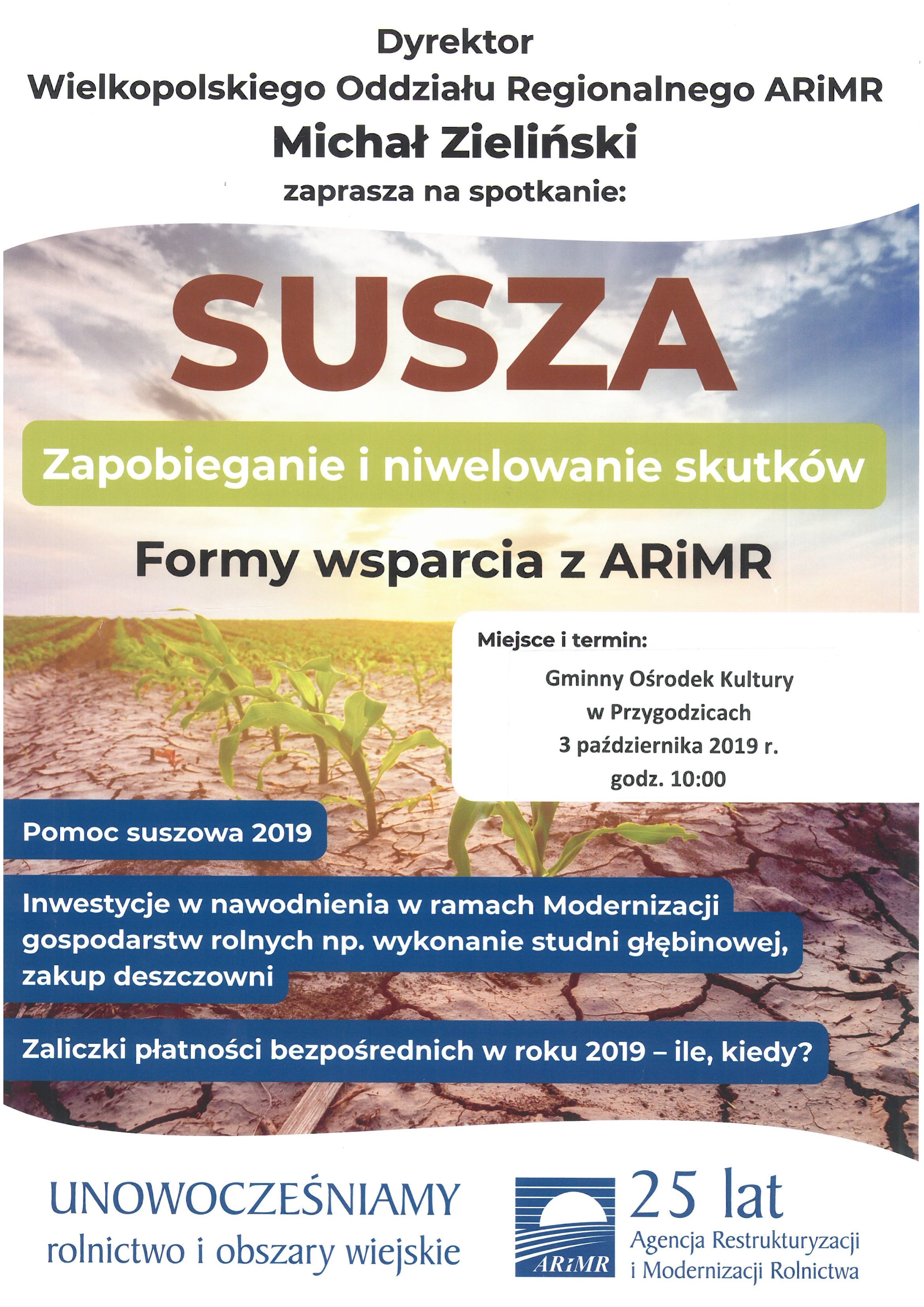 SUSZA - Zapobieganie i niwelowanie skutków