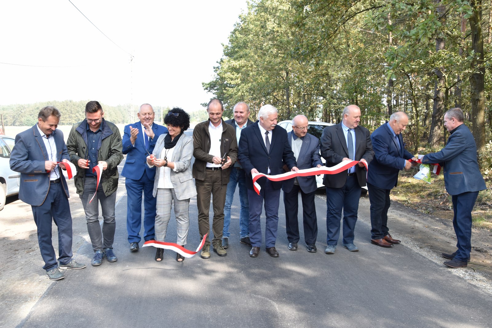 Otwarcie ul. Granowieckiej w Świecy.