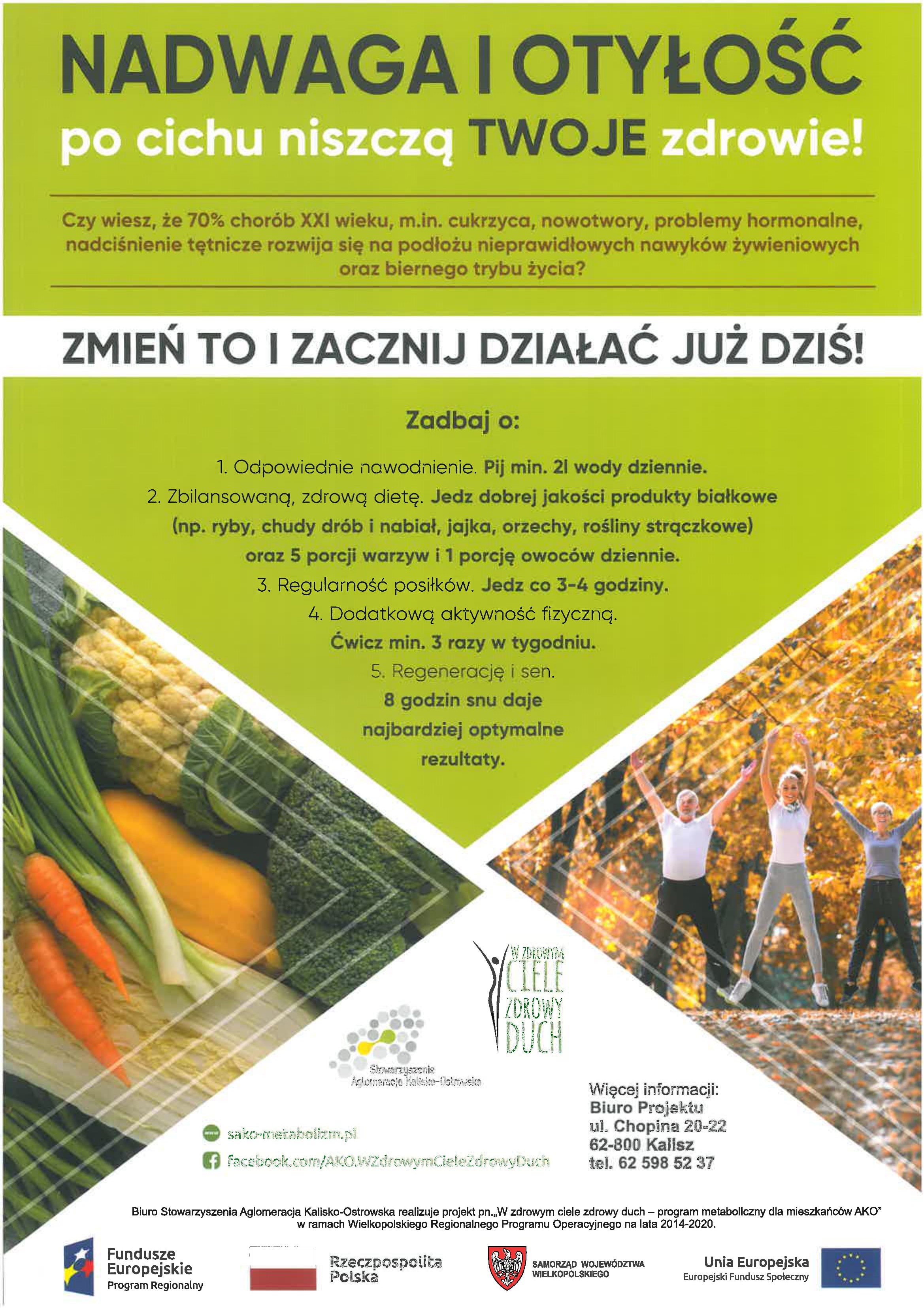 "W zdrowym ciele zdrowy duch" - Program metaboliczny dla mieszkańców AKO!