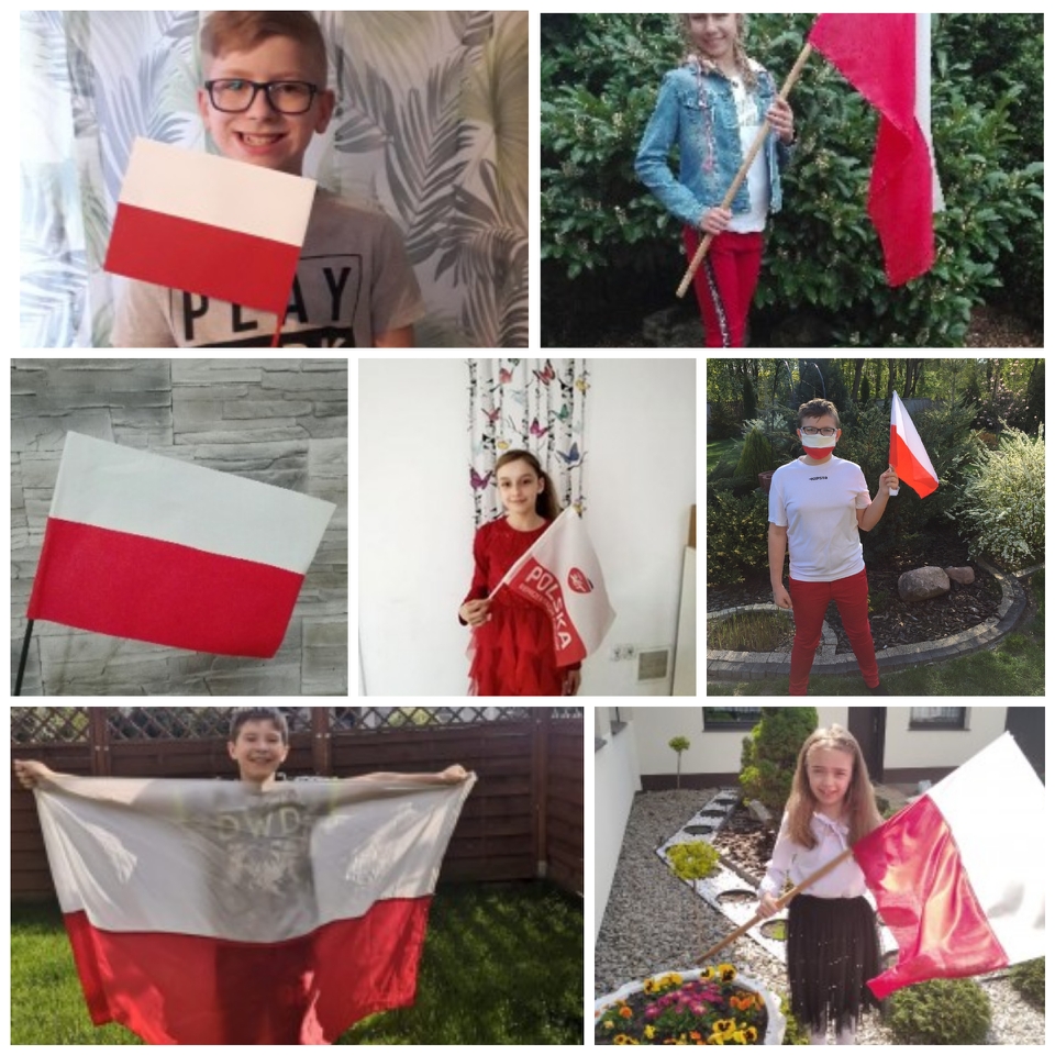 Uczniowie naszych szkół pamiętali o Konstytucji 3 Maja!