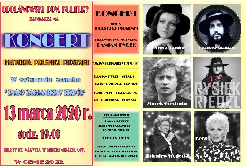 Koncert „HISTORIA POLSKIEJ PIOSENKI”