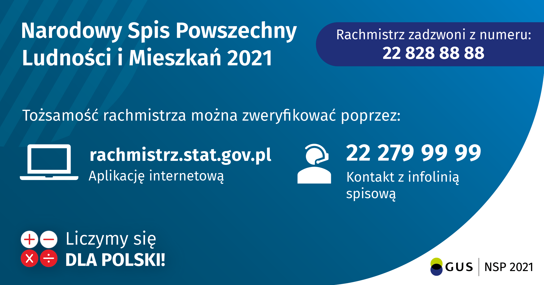 Ważne informacje na temat Narodowego Spisu Powszechnego Ludności i Mieszkań 2021