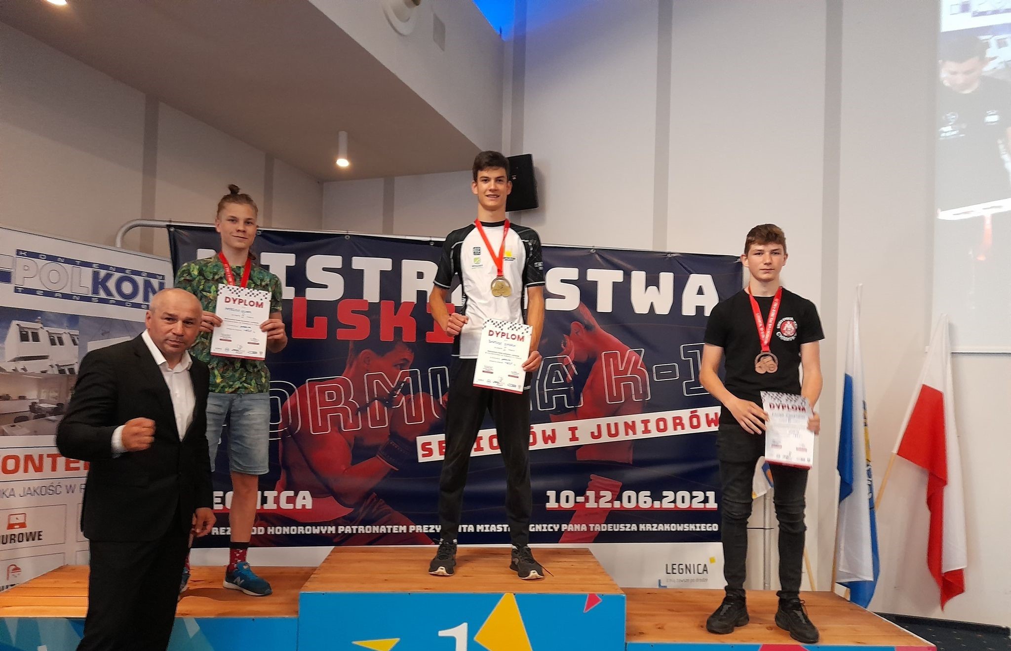 Bartosz Sikora z kolejnym tytułem Mistrza Polski - tym razem w formule K-1