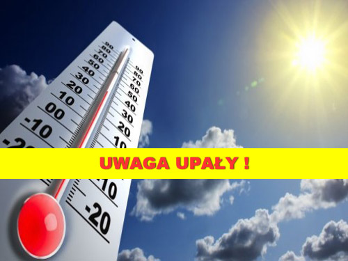 Ostrzeżenie meteorologiczne: silne upały!