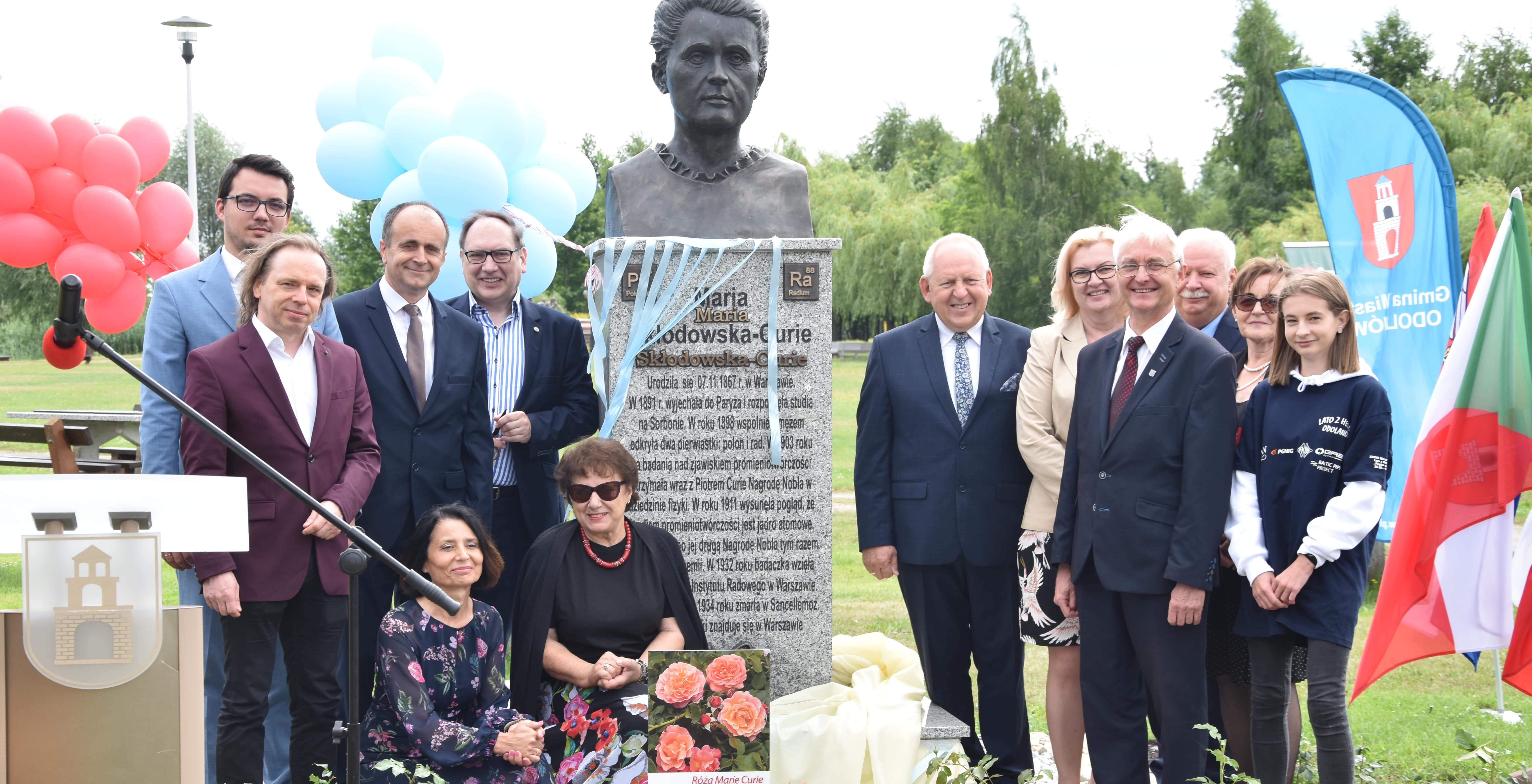 Odsłonięcie Pomnika Marii Skłodowskiej - Curie