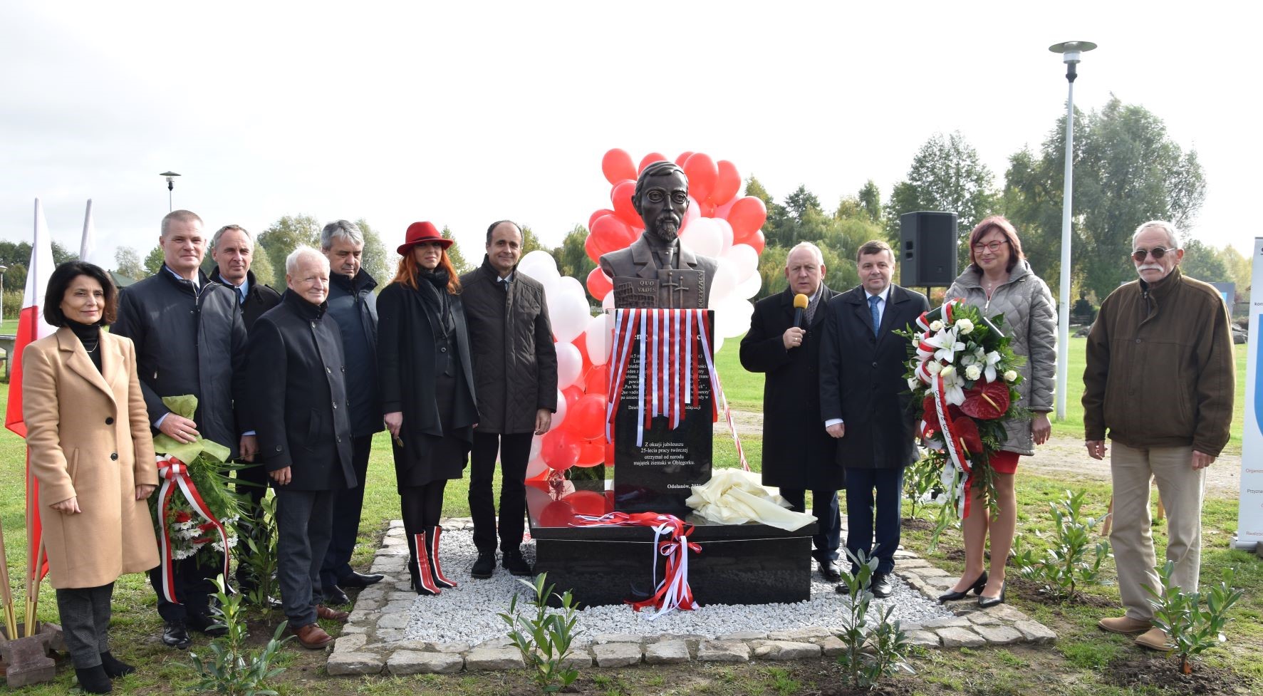 Kolejny Noblista otrzymał swój pomnik w Alei Parku Natury!