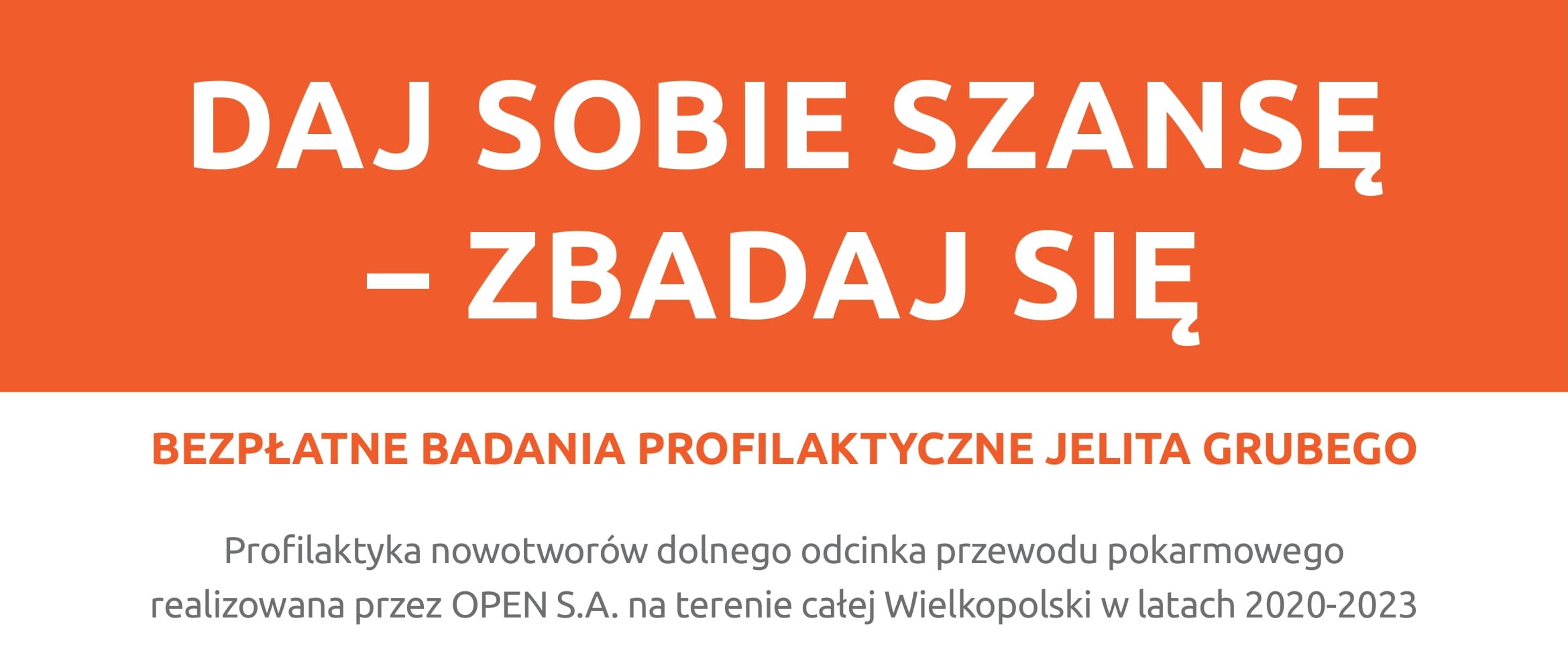 Zapraszamy na bezpłatne badania jelita grubego