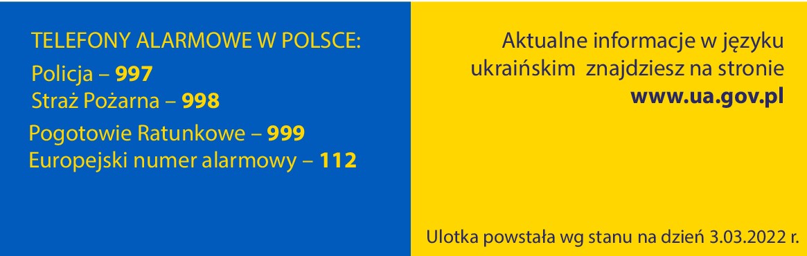 Najważniejsze informacje dla uchodźców wojennych z Ukrainy