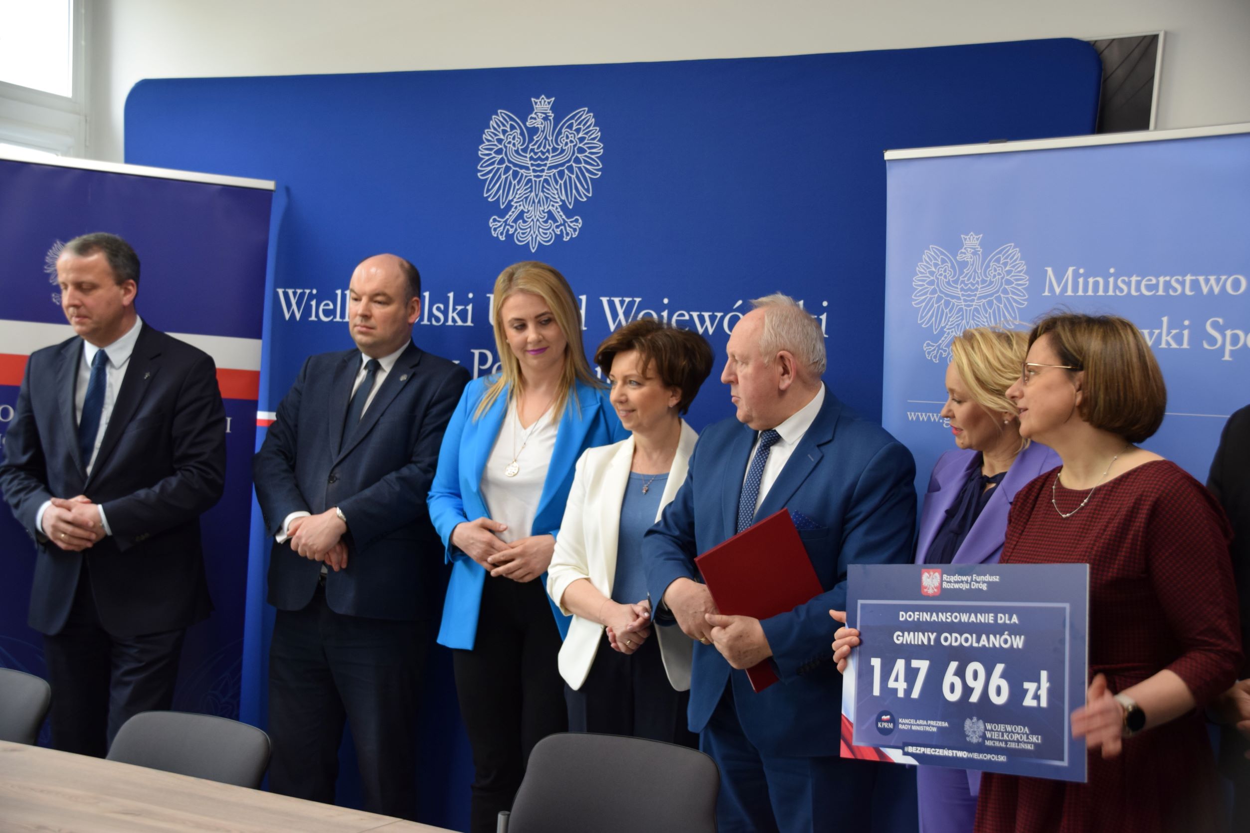 Gmina i Miasto Odolanów z dofinansowaniem w ramach Rządowego Funduszu Rozwoju Dróg