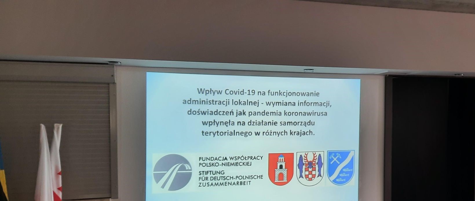 Na Konferencji Międzynarodowej w Odolanowie podzielono się doświadczeniami w zakresie zapobiegania i przeciwdziałania COVID-19 w gminach partnerskich