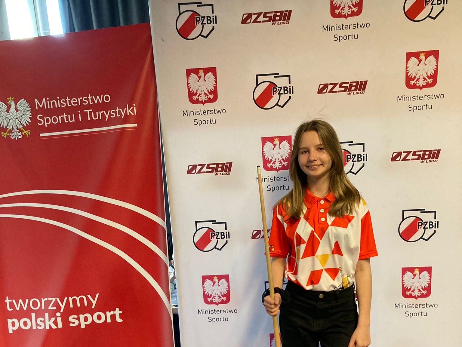Uczennica SP w Odolanowie w ścisłej czołówce Bilardowych Mistrzostw Polski!