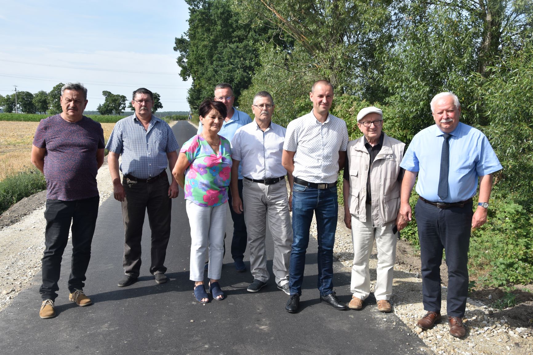 Odbiór techniczny kolejnej zmodernizowanej drogi na terenie gminy