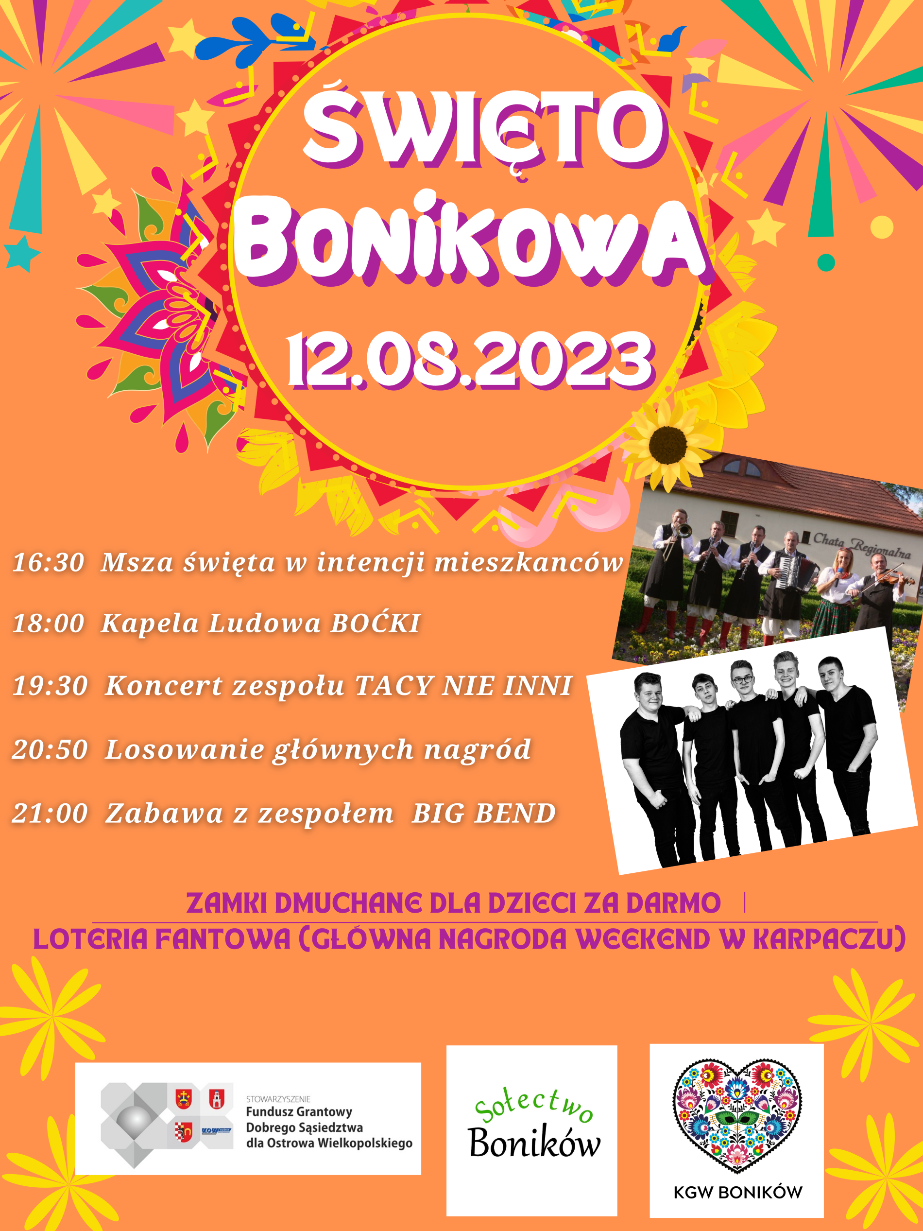 Święto Bonikowa odbędzie się 12 sierpnia
