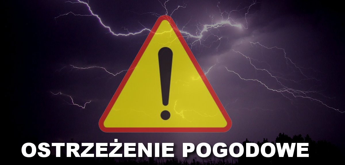 Ostrzeżenie meteorologiczne: możliwe burze z gradem