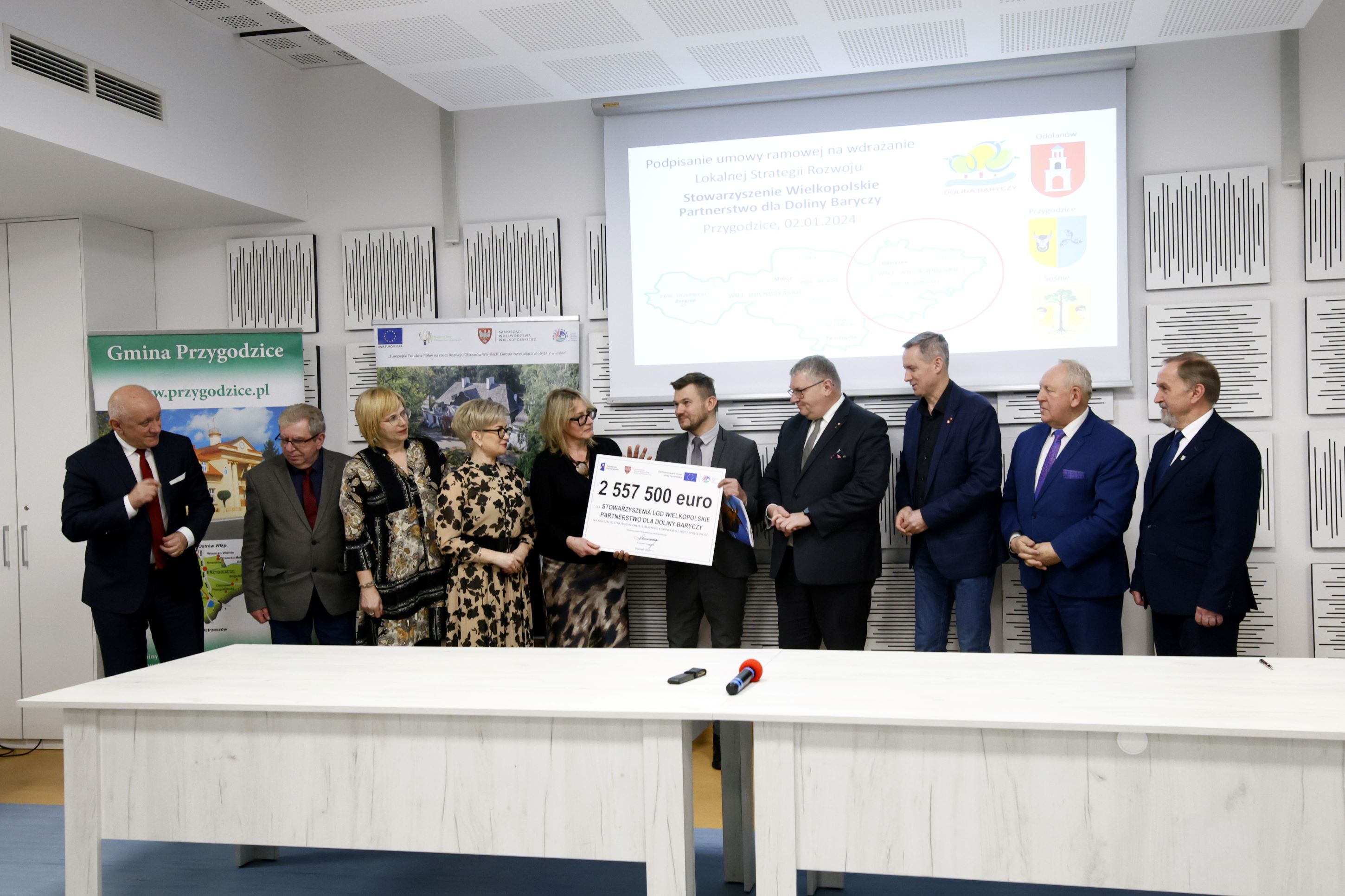 W przygodzicach podpisano umowę o dofinansowaniu na kwotę 2,5 mln euro przeznaczone dla lokalnej grupy działania "Wielkopolskie Partnerstwo dla Doliny Baryczy