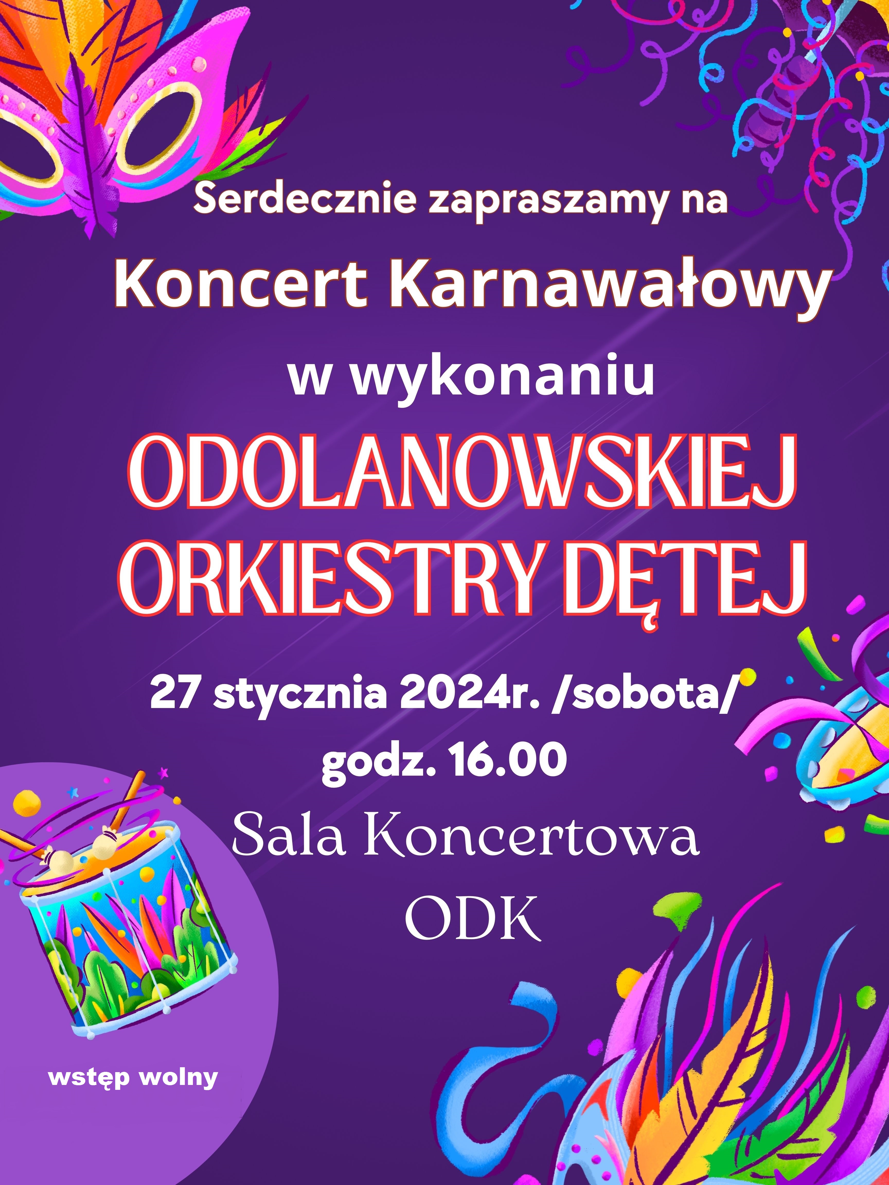 Odolanowska Orkiestra Dęta wystąpi w ODK już 27 stycznia!