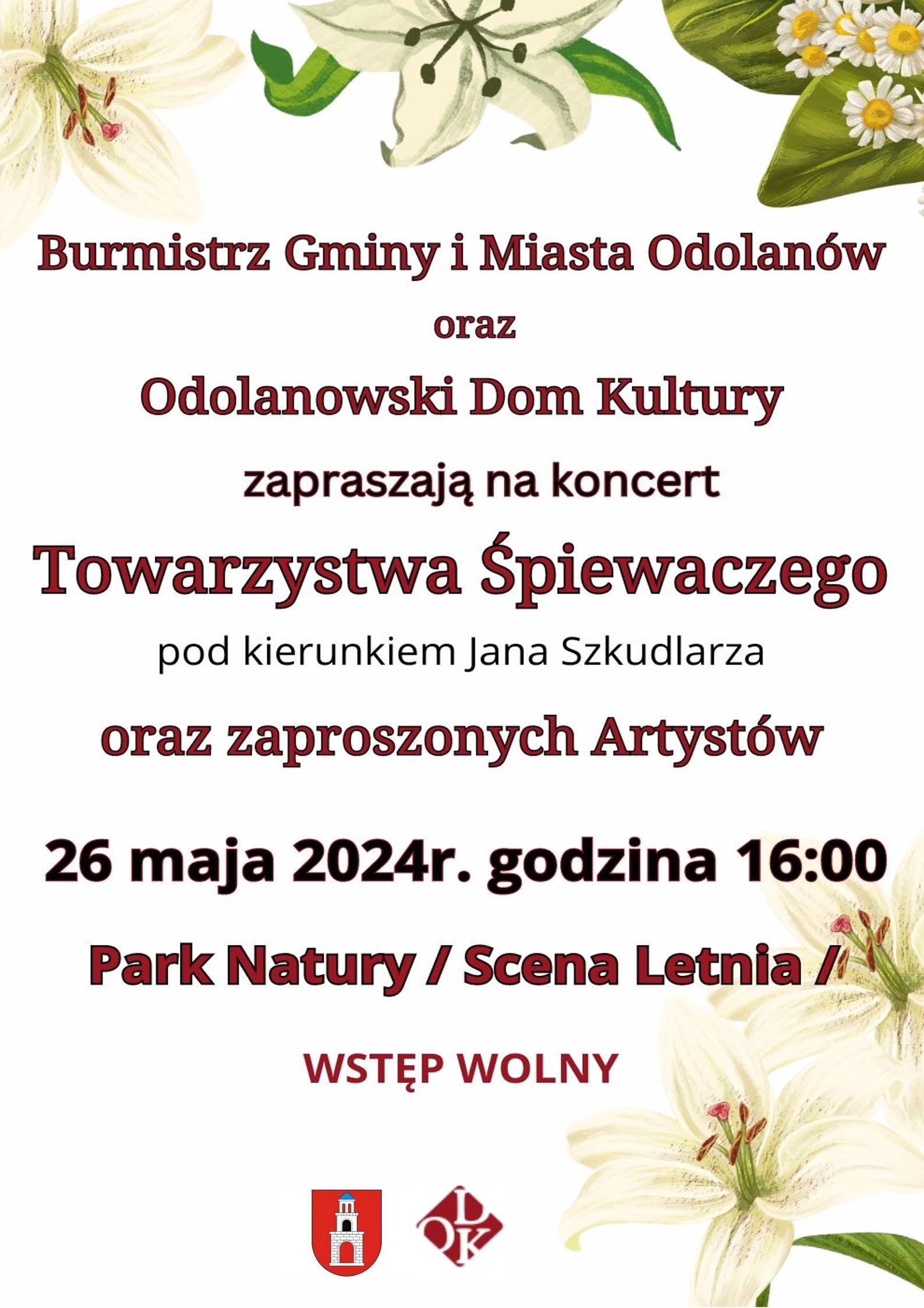 Już w najbliższą niedziele koncert Towarzystwa Śpiewaczego na scenie w Parku Natury