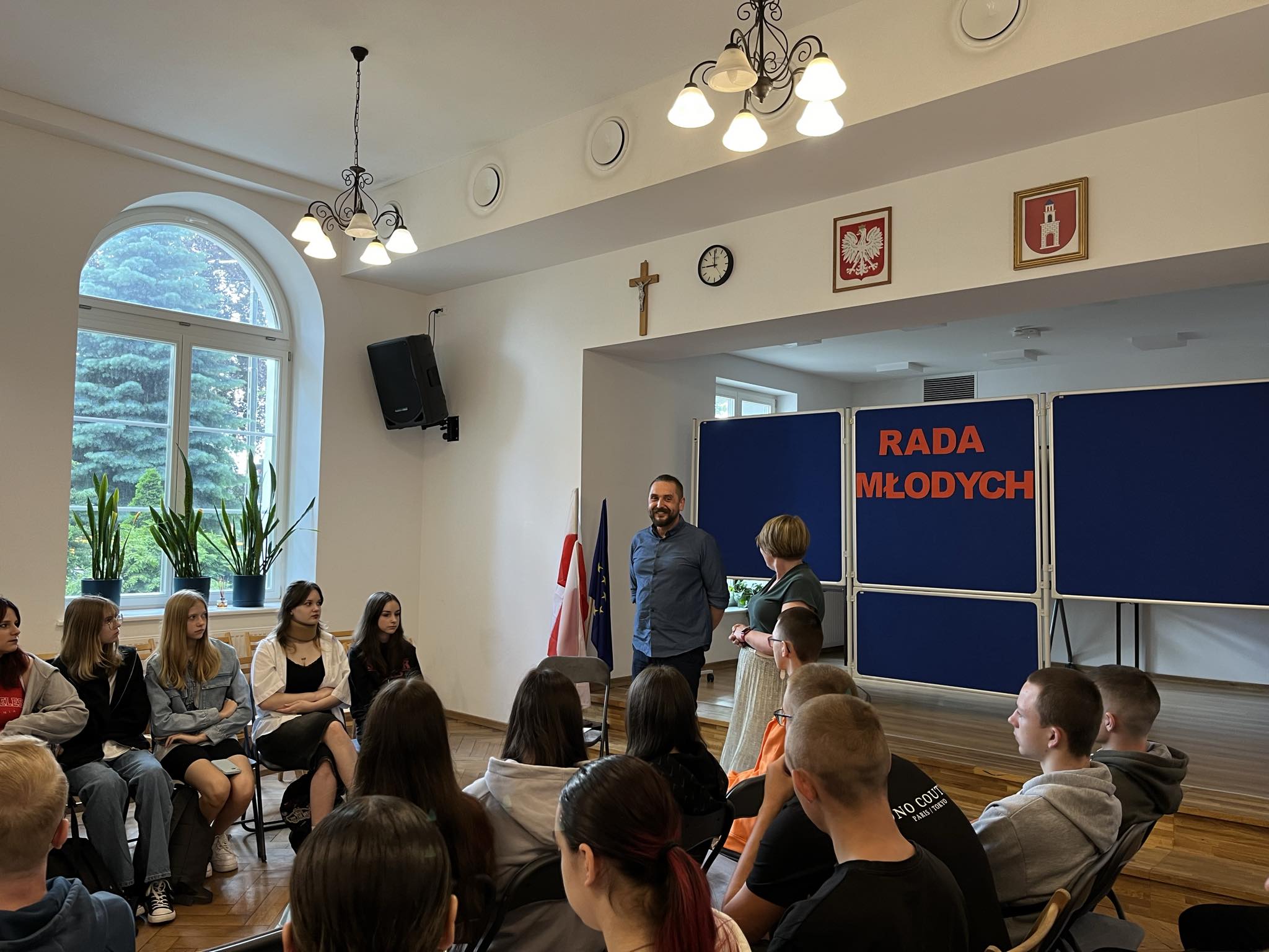 Spotkanie organizacyjne z Burmistrzem w sprawie utworzenia Rady Młodych