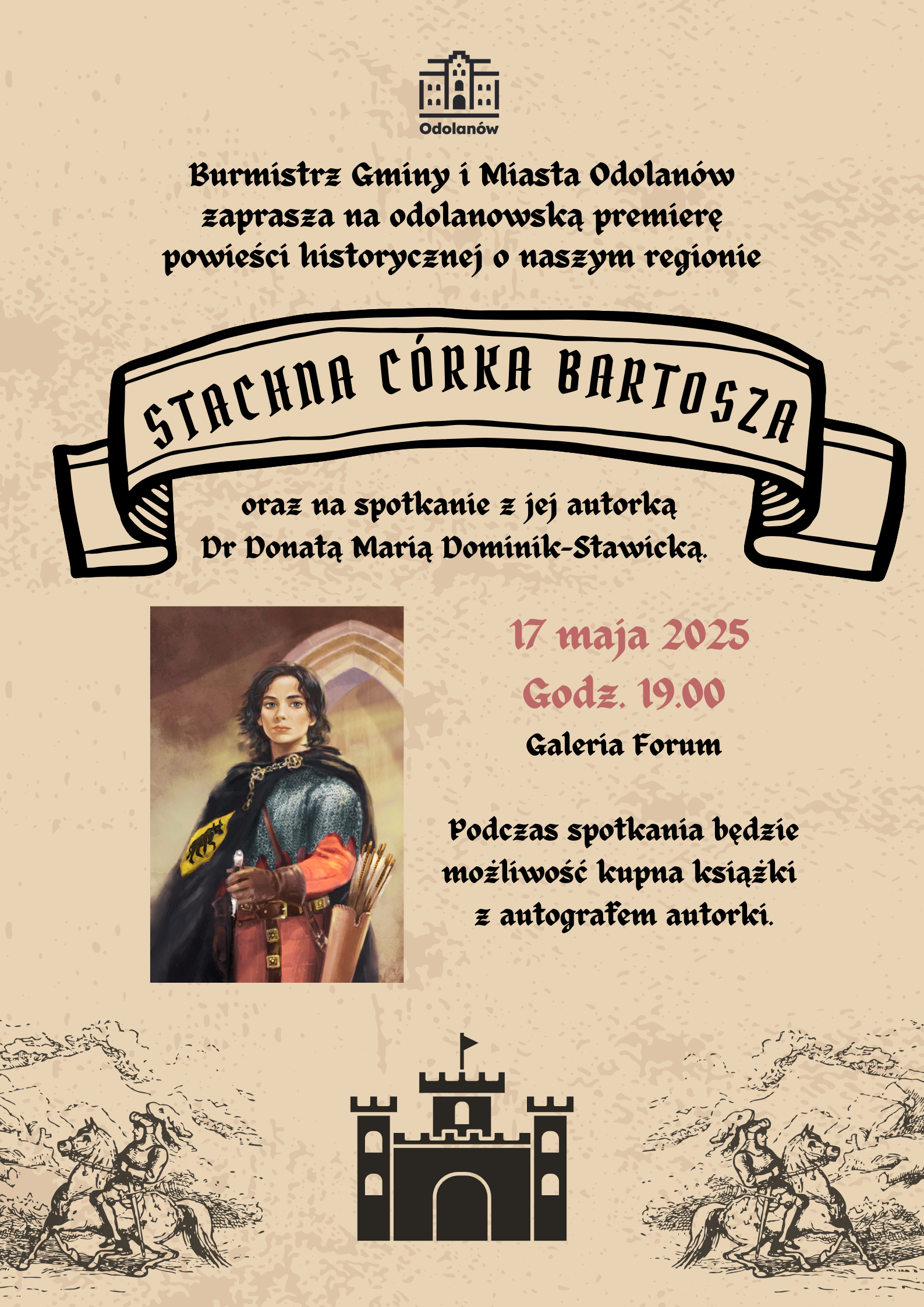 Premiera powieści "Stachna Córka Bartosza odbędzie się w najbliższą sobotę!