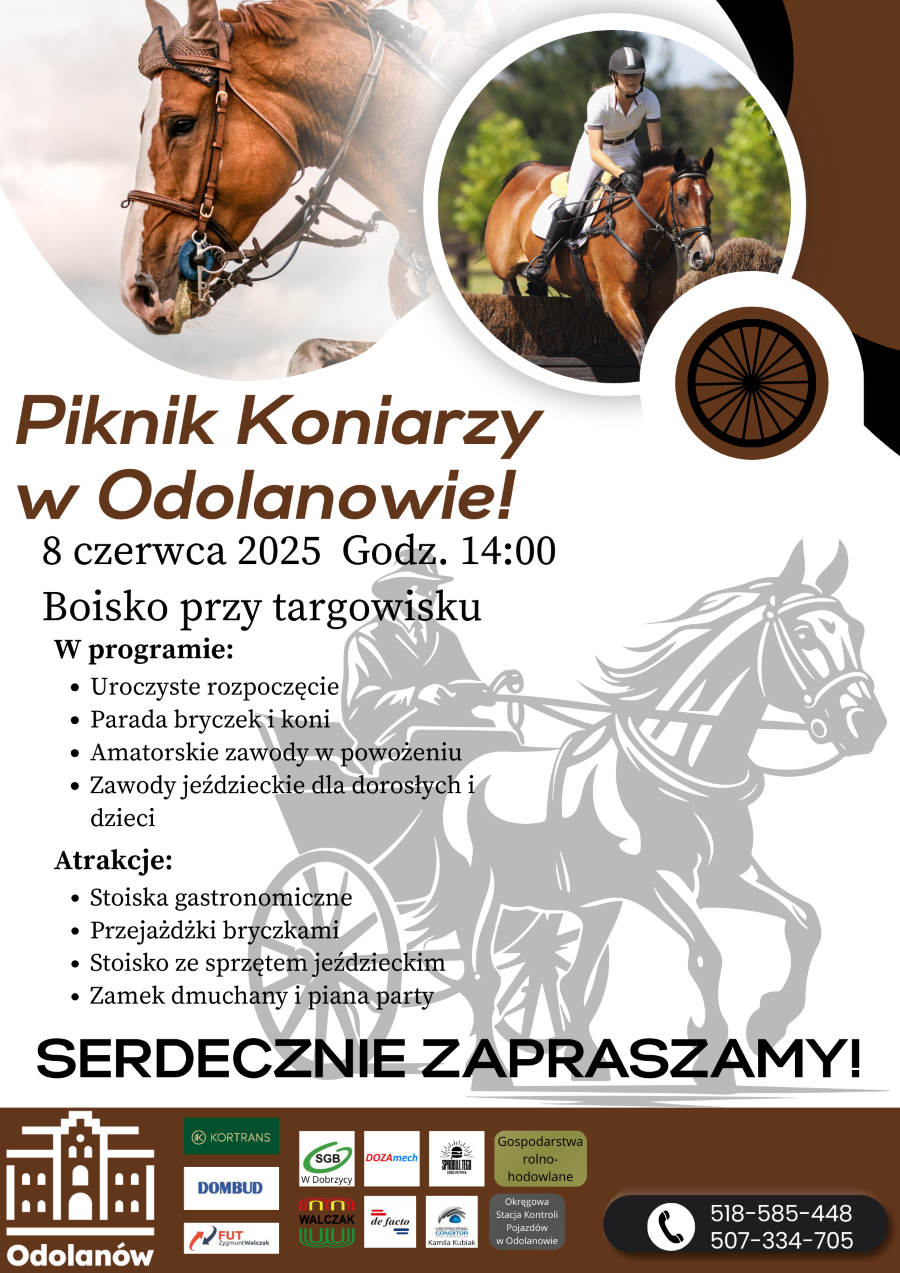 Zapraszamy na Piknik Koniarzy 8 czerwca!