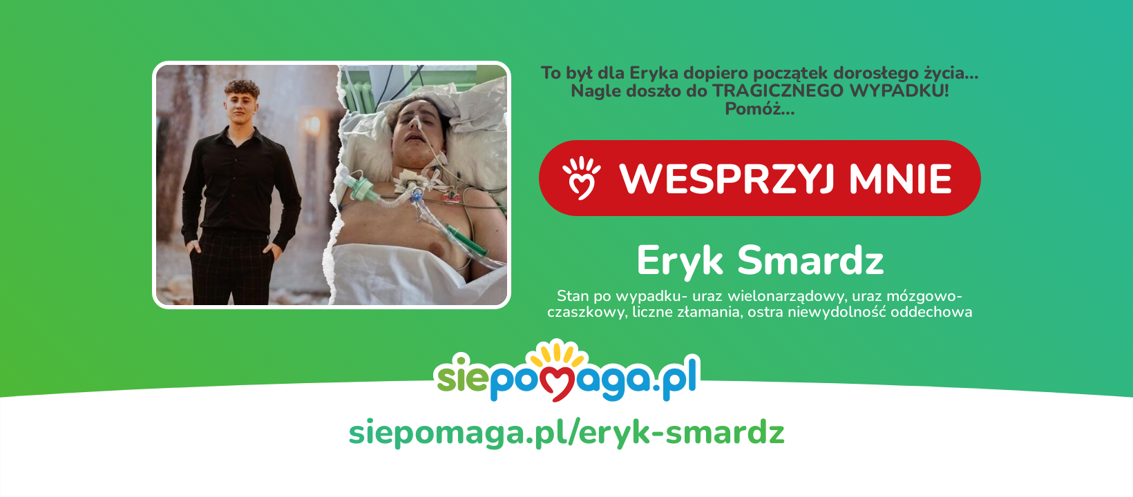 Pomóżmy Erykowi wrócić do zdrowia!