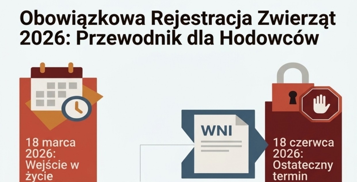 Obowiązkowa rejestracja zwierząt 2026 - przewodnik dla hodowców