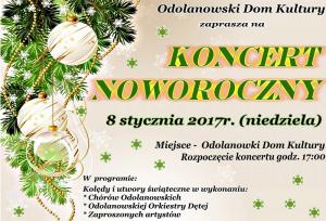 Zaproszenie na Koncert Noworoczny