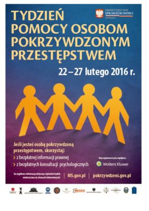 Tydzień Pomocy Osobom Pokrzywdzonym Przestępstwem 2016
