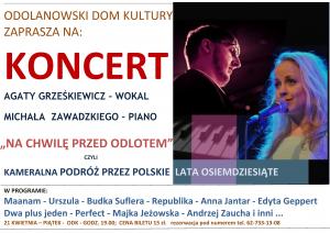 Kameralna podróż przez polskie lata osiemdziesiąte - zaproszenie na koncert